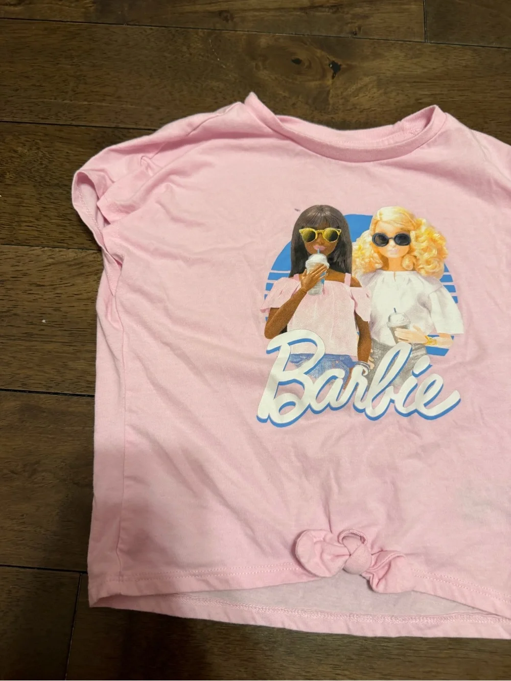 Old Navy Girls' Pink Barbie Graphic Tee